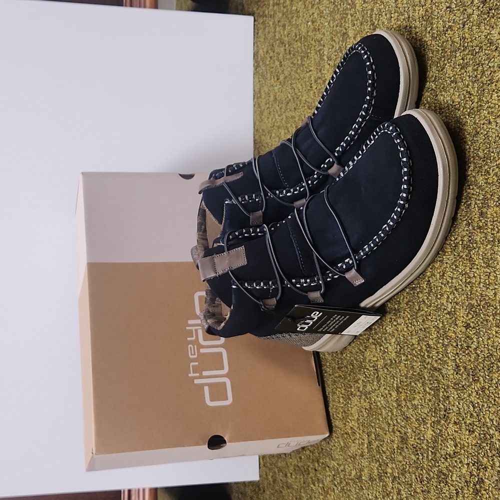Hey Dude Eloise Suede Ocean Blue, W12